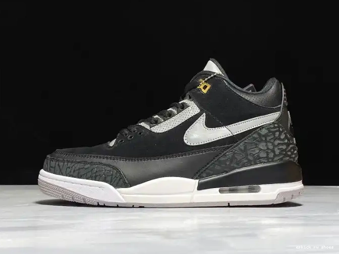 Rep Grey CK4348-007 Tinker Black Air Jordan 3 Cement 0614